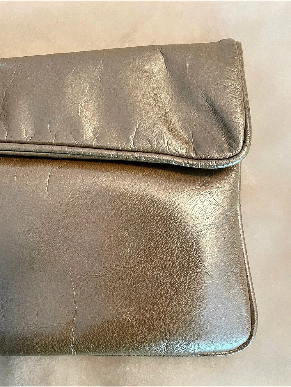 Metallic Gold Clutch - Picture 2 of 12